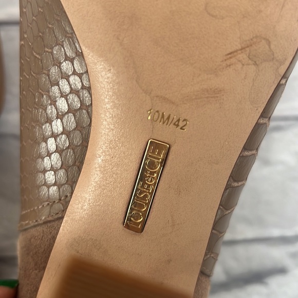 LOISE et CIE LEATHER ANKLE BOOTIES pointy toe SIZE 10M/42 tan - Picture 9 of 12